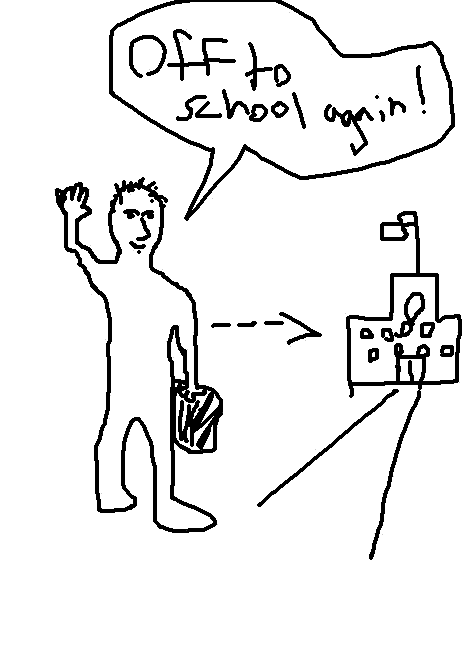 Off to school again!